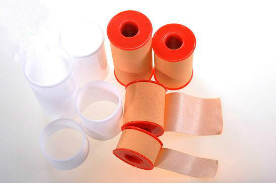 Adhesive plaster for medical tape